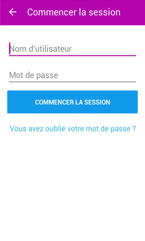 Si vous cliquez sur ce bouton nous pouvons
  Connectez-vous avec notre propre, si et
  nous avons créé.